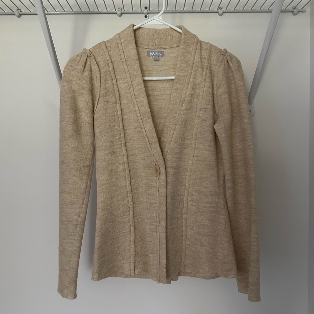 Tabitha 100% wool cardigan